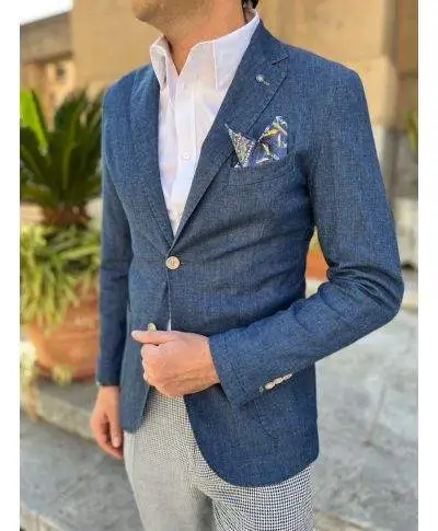 Paul Miranda - Giacca uomo in jeans - Made in Italy