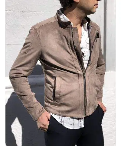 Paul Miranda - Giubbotto in dainetto - Beige