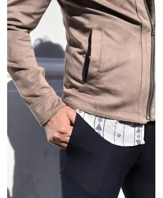 Paul Miranda - Giubbotto in dainetto - Beige