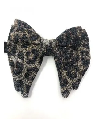 Papillon uomo - Maculato Nero - Ali di pipistrello grandi