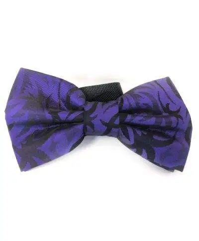 Papillon uomo viola e nero - Farfallino Princip 7 - Collezione accessori uomo