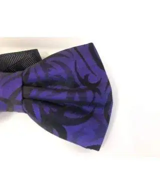 Papillon uomo viola e nero - Farfallino Princip 7 - Collezione accessori uomo