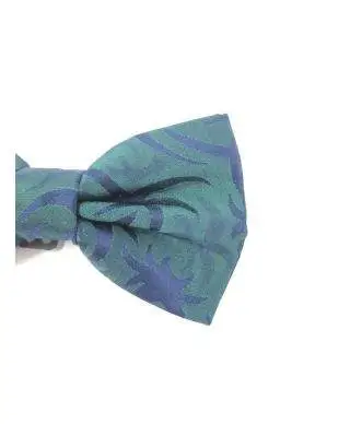 Papillon uomo verde e blu - Farfallino Princip 6