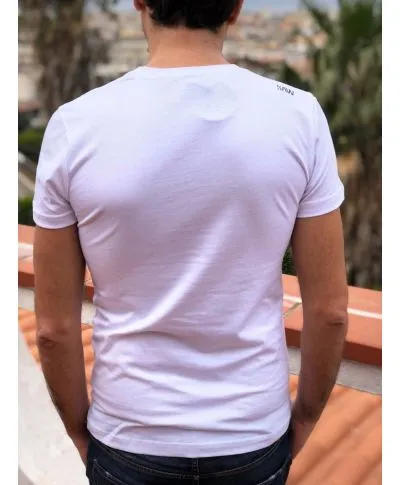 T shirt uomo - Bianca - Disegno vintage