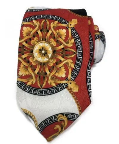 Cravatta - Fantasia tipo Versace - Vers red - Elegante