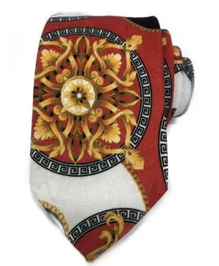 Cravatta - Fantasia tipo Versace - Vers red - Elegante