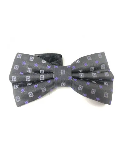 Papillon uomo - Nero e viola - Gogolfun.it