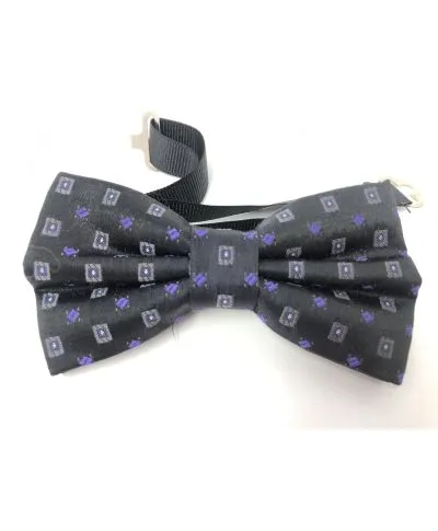Papillon uomo - Nero e viola - Gogolfun.it