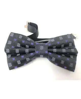 Papillon uomo - Nero e viola - Gogolfun.it