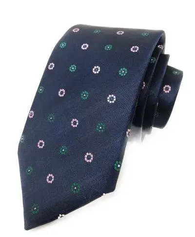 Cravatta Blu e fiori - Cerimonia - Elegante
