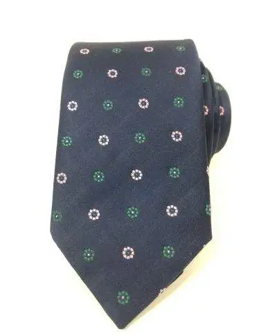 Cravatta Blu e fiori - Cerimonia - Elegante