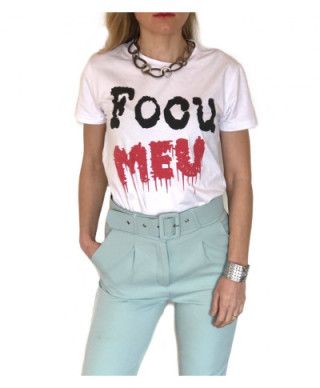 T shirt donna - Magliette divertenti - Magliette Con scritte Focu meu