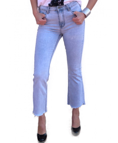 Jeans donna - Jeans donna a zampa - Jeans chiari