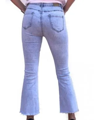 Jeans donna - Jeans donna a zampa - Jeans chiari
