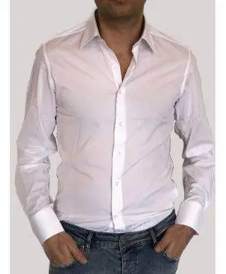Camicia bianca uomo - Collo classico