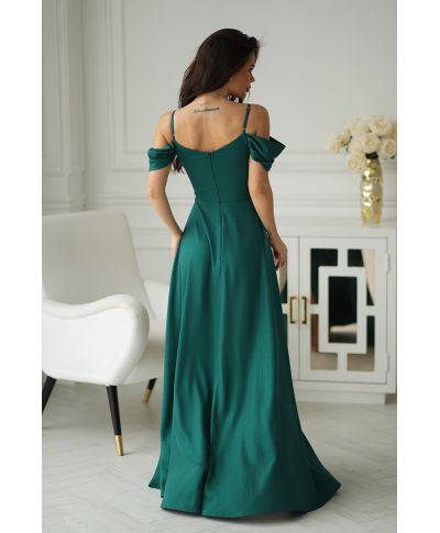 Vestito elegante da cerimonia verde - Costa - Bellissimi vestiti da cerimonia online - Gogolfun.it