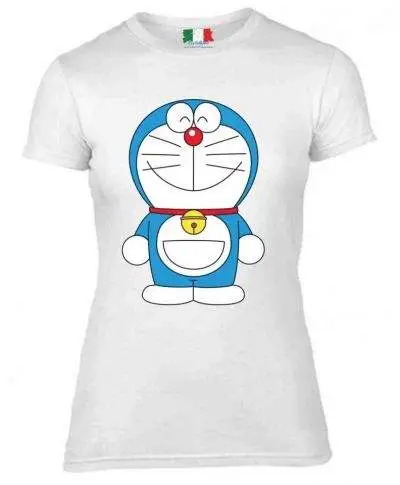 T-shirt donna - Bianca - Doreamon