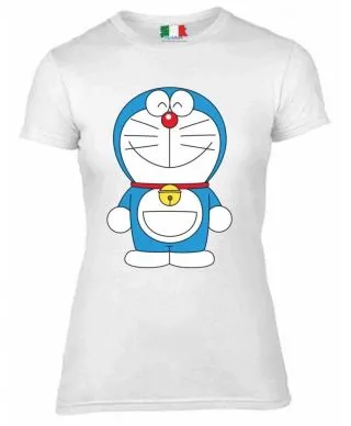 T-shirt donna - Bianca - Doreamon