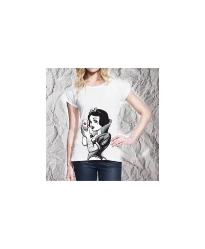 T-shirt donna - Immagini Vintage - Bianca Neve