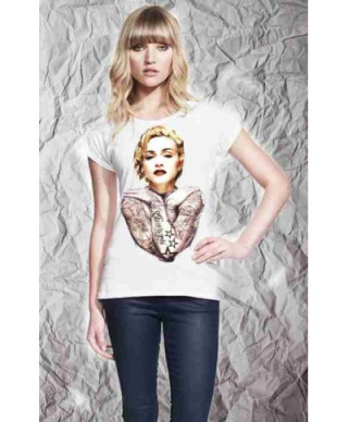 T-shirt donna - Madonna - Bianca