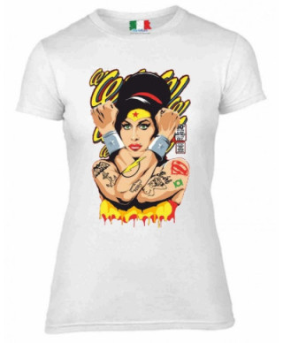 T-shirt donna - Stampa Amy Winehouse