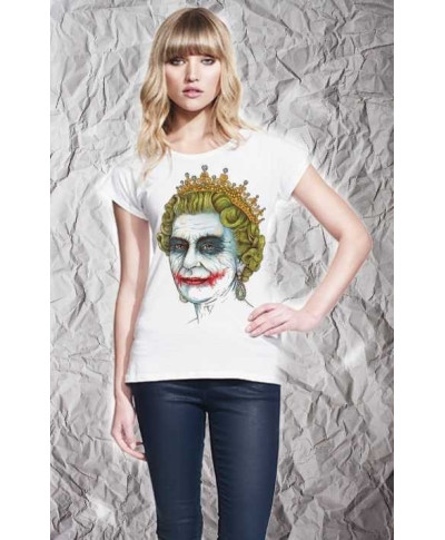 T-shirt donna - Stampa Joker Queen - Magliette divertenti