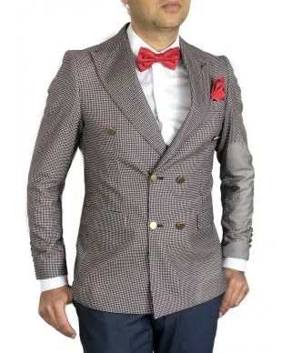 Giacca doppiopetto uomo - Quadrettata - Bradley