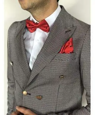 Giacca doppiopetto uomo - Quadrettata - Bradley
