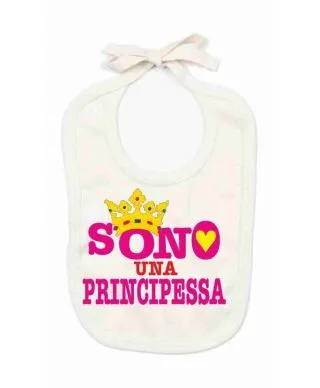 Bavaglino Neonato - Simpatico - Voglio