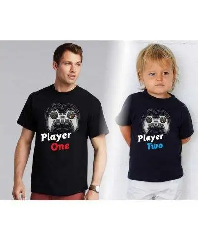 T-shirt a coppia papà figlio/a