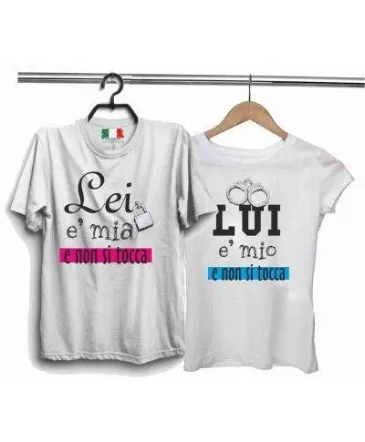 T-shirt per coppia - Bianca