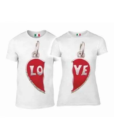 T-shirt per coppia - Bianca