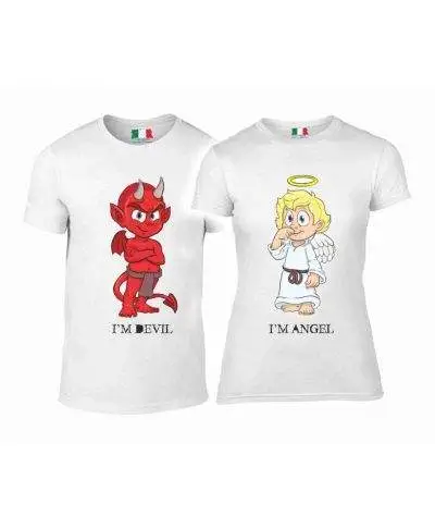 T-shirt per coppia - Bianca