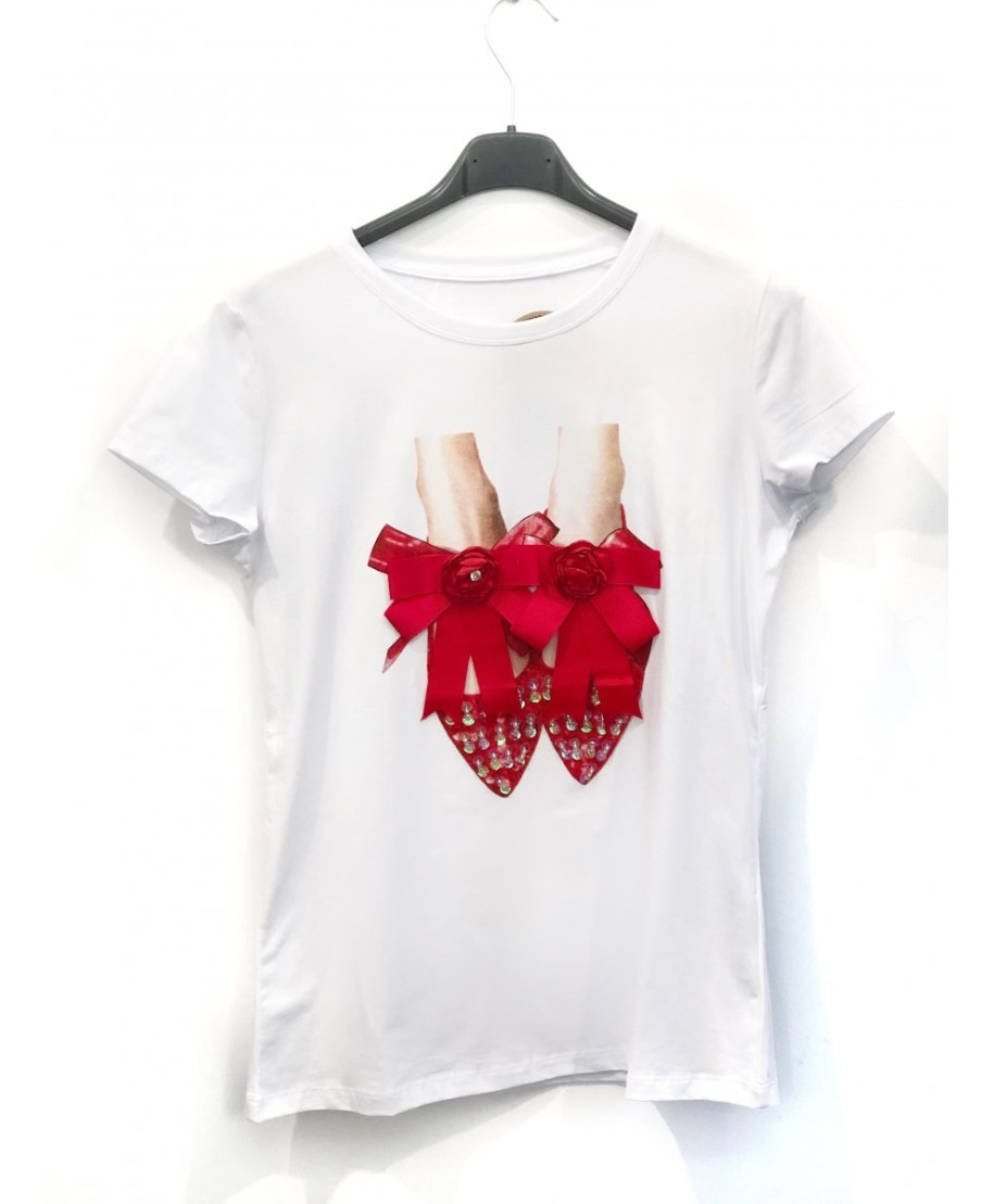 T-shirt donna - Magliette donna aplique 