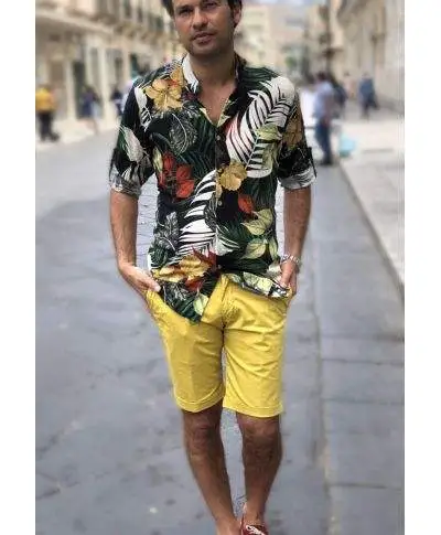 Camicia uomo fhawaiana - Slim fit