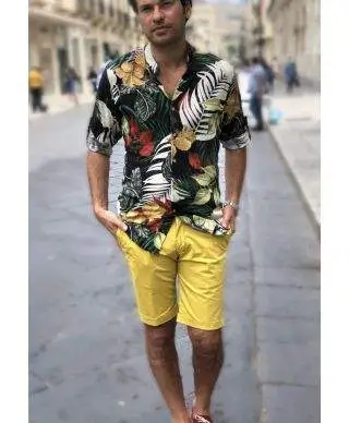 Camicia uomo fhawaiana - Slim fit
