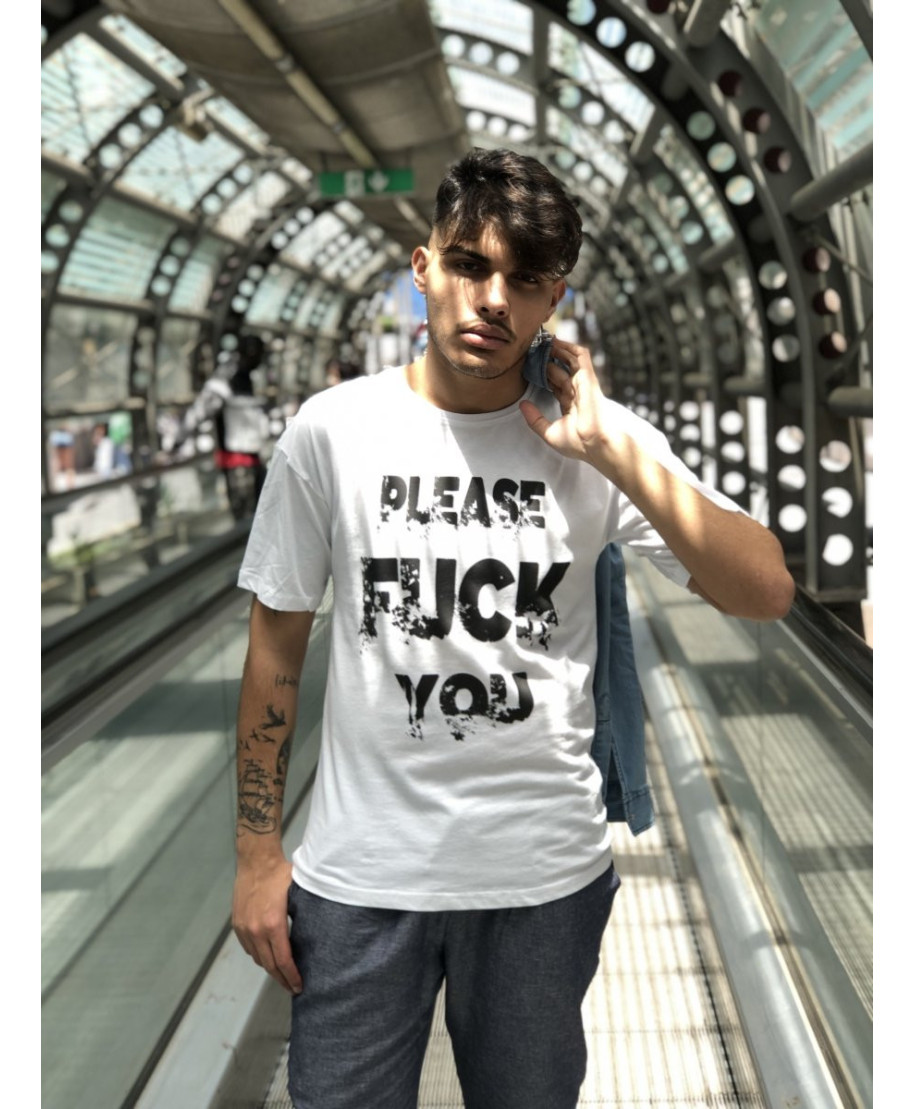 Tshirt - scritte divertenti - Magliette uomo -please fuck you