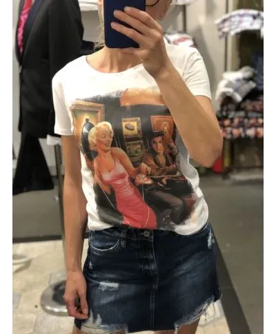 T shirt Marylin - Maglietta bianca da donna