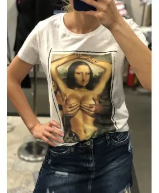 T shirt Monnalisa - Maglietta bianca da donna