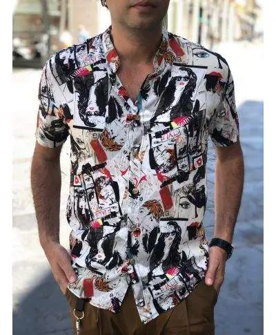Camicia manica corta - Coreana