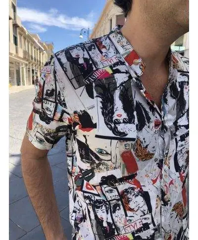 Camicia manica corta - Coreana