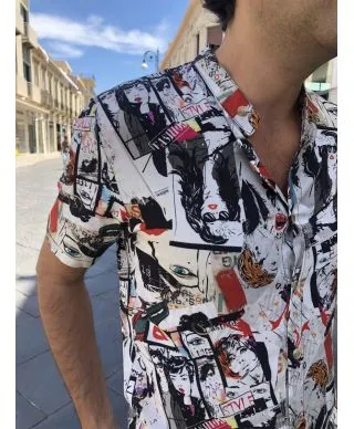 Camicia manica corta - Coreana