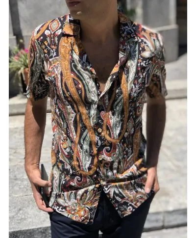 Camicia manica corta - Stampata