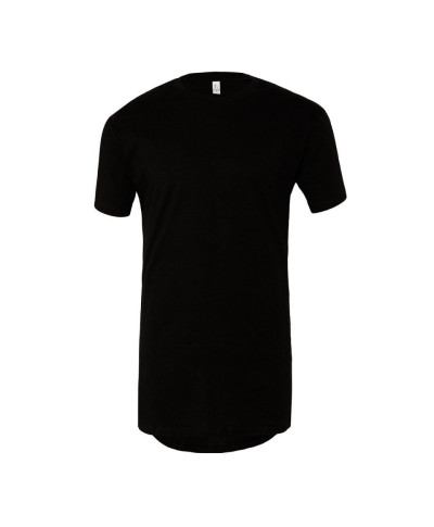 T-shirt lunga nera - Rap - Girocollo