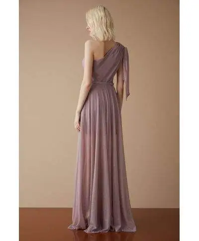 Abito lungo donna - Vestito cerimonia rosa