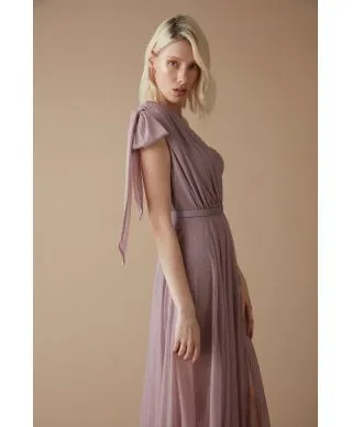 Abito lungo donna - Vestito cerimonia rosa