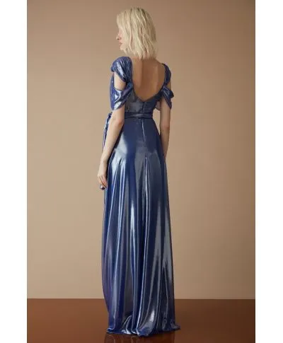 Abito lungo donna - Vestito cerimonia blu