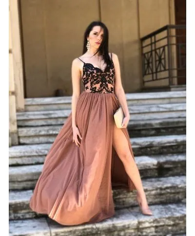 Abito lungo elegante - Schiena scoperta