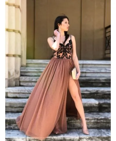 Abito lungo elegante - Schiena scoperta