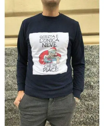 Felpa Natalizia - Divertente - L'unica neve